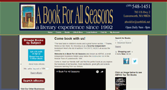 Desktop Screenshot of abookforallseasons.com